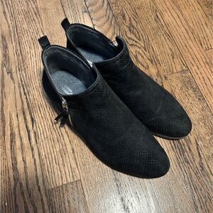 Women’s Black Suede Ankle Boots